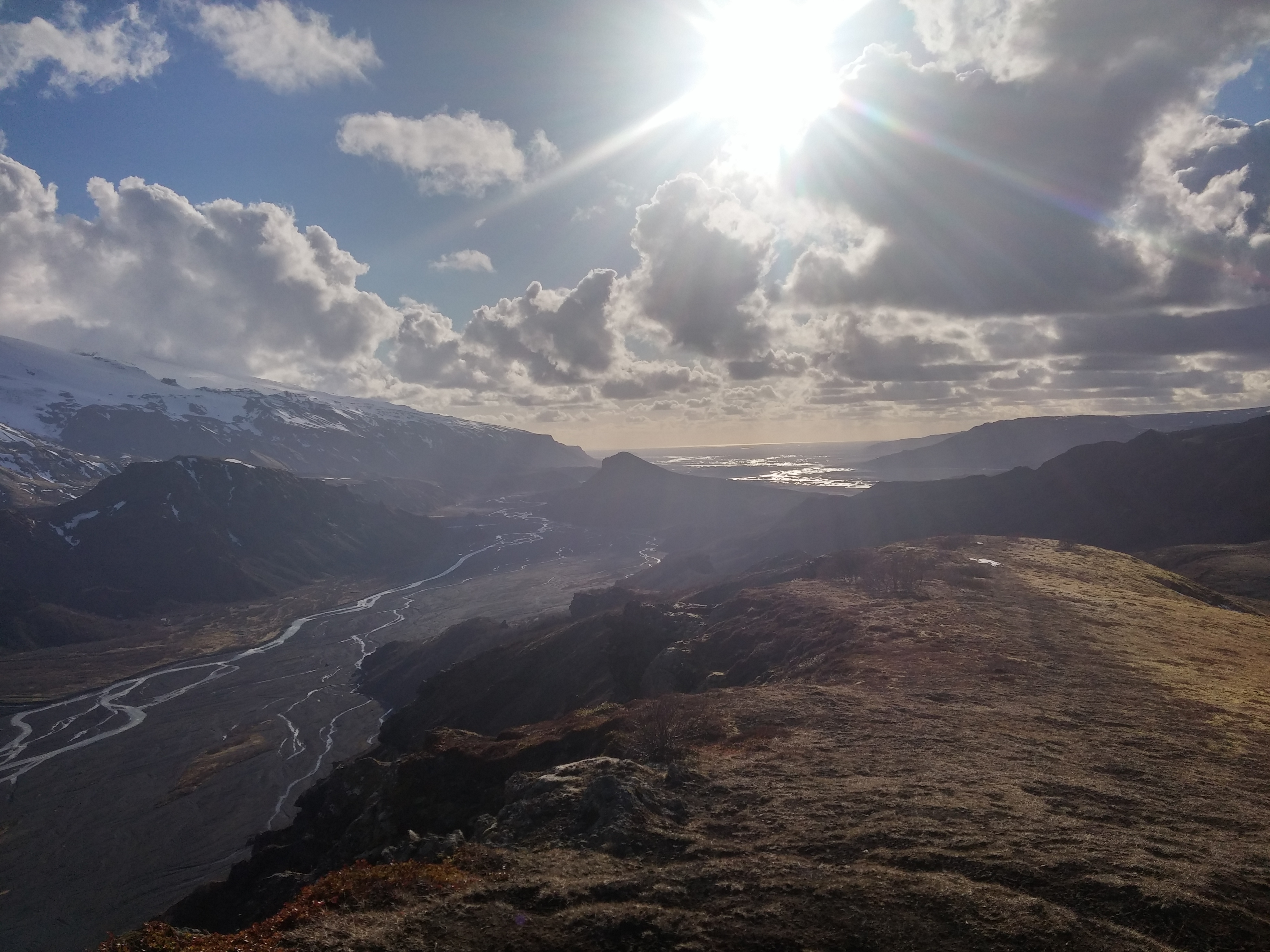 Njáll tók þessa mynd í Þórsmörk í vikunni