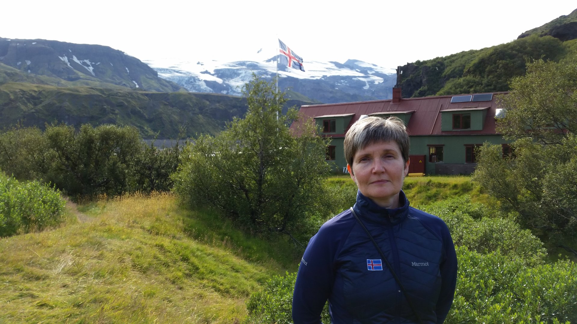 Ingunn í Langadal í Þórsmörk, en Þórsmörk er einn af hennar uppáhaldsstöðum 